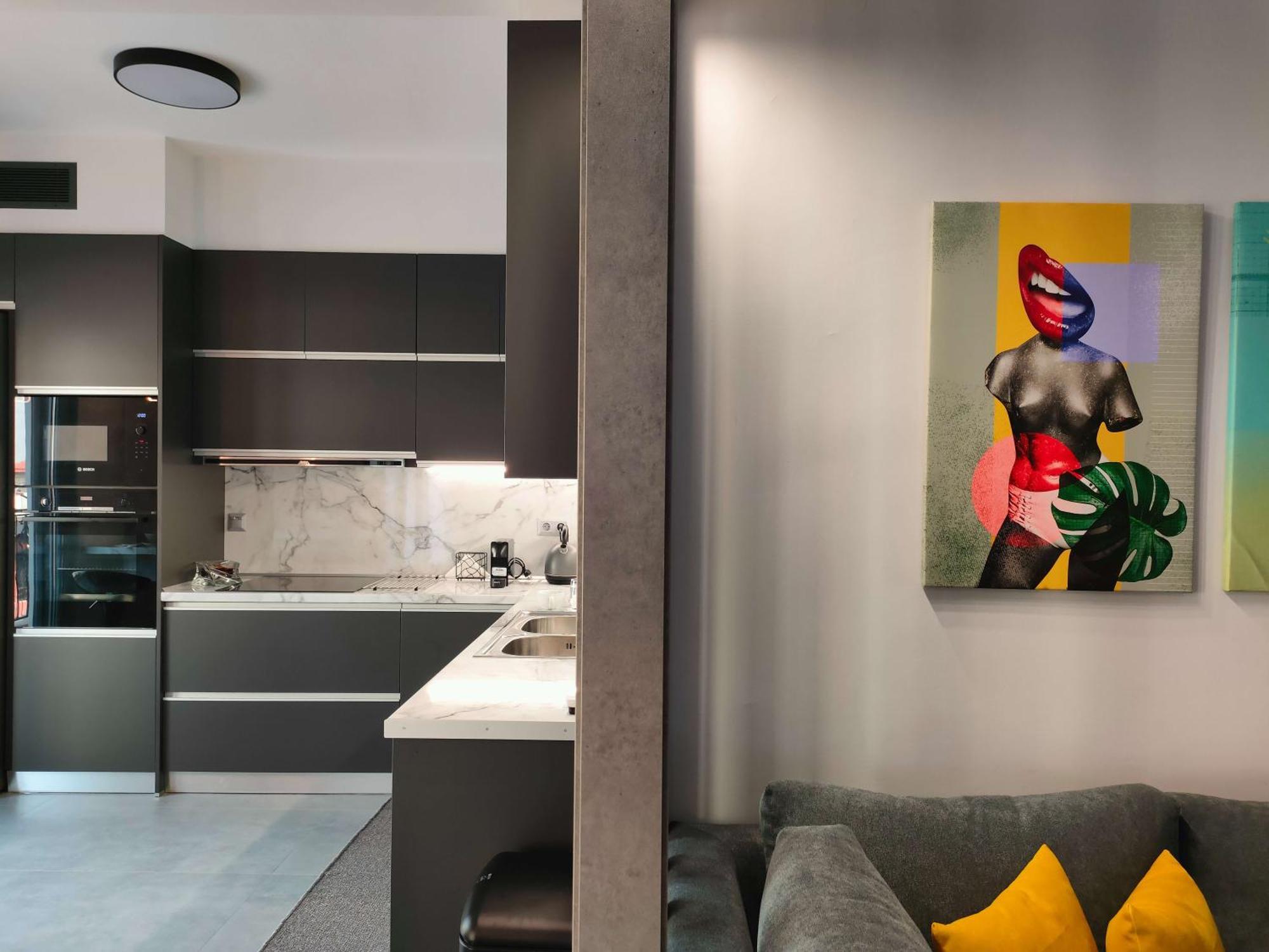 Meteora Scenic Loft Lägenhet Kalampaka Exteriör bild